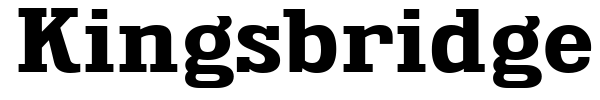 Kingsbridge font preview
